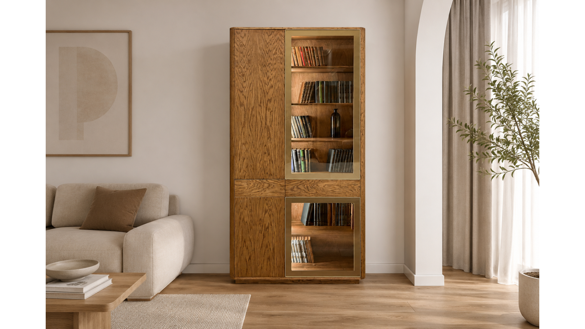 Книжный шкаф LONDON GLASS