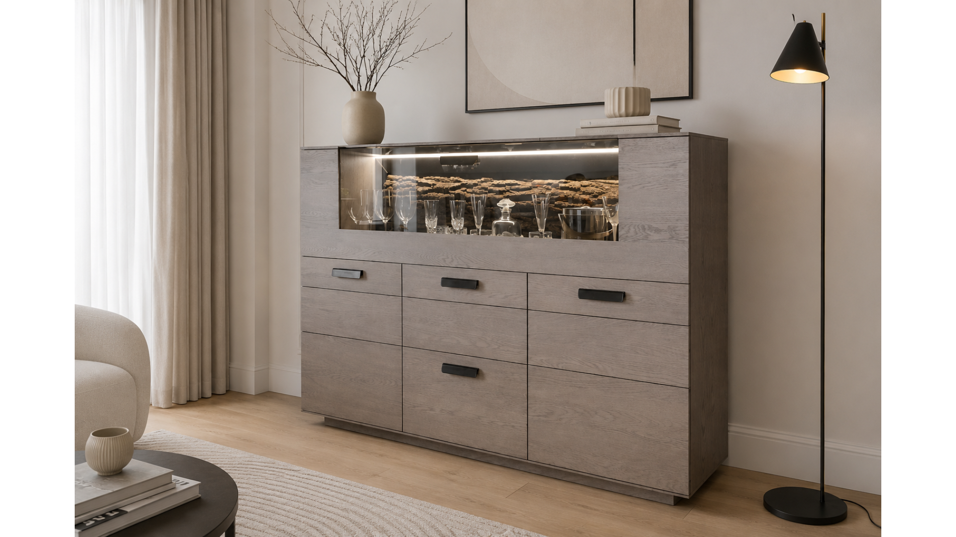 Комод GIRONA GREY