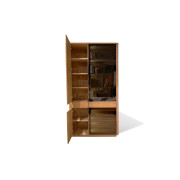 Книжный шкаф LONDON GRAPHITE GLASS