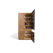 Книжный шкаф LONDON GRAPHITE GLASS
