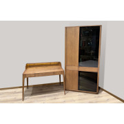 Книжный шкаф LONDON GRAPHITE GLASS