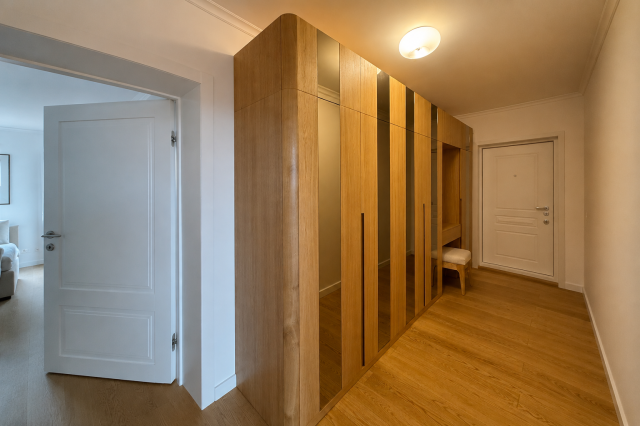 Wardrobe in the hallway